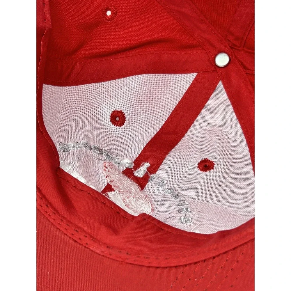 Detroit Red Wings Hat NHL 2008 Stanley Cup - Hook‎ Loop Strap Hockey